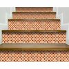 Homeroots 4 x 4 in. Terra Cotta Tango Peel & Stick Tiles 399995